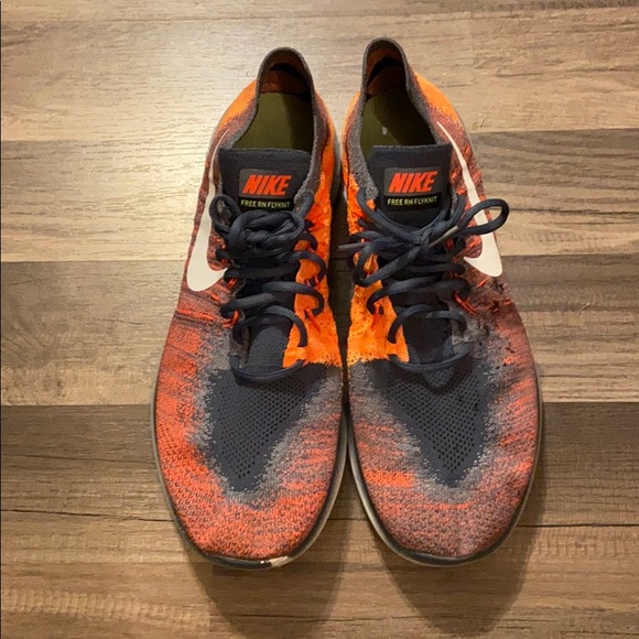 nike free rn mens orange